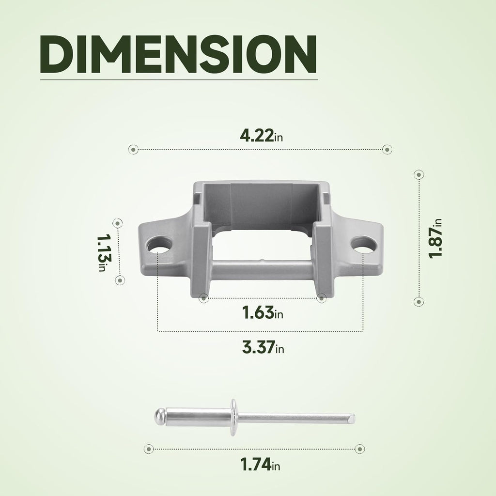 RV Awning Foot Replacement Die-cast Bottom Brackets Kit K682708