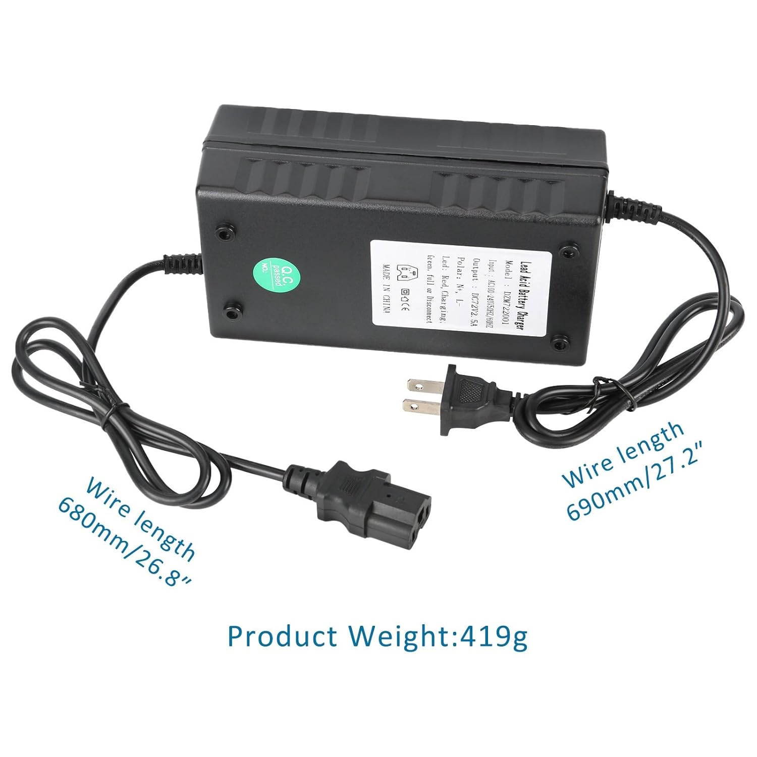 72V 3000W Brushless Motor Kit with LCD Display for Electric Scooters Go-Karts Bikes A123