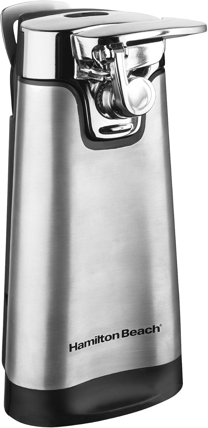 Hamilton Beach Stainless Steel Can Opener With Removable Cutter Assembly