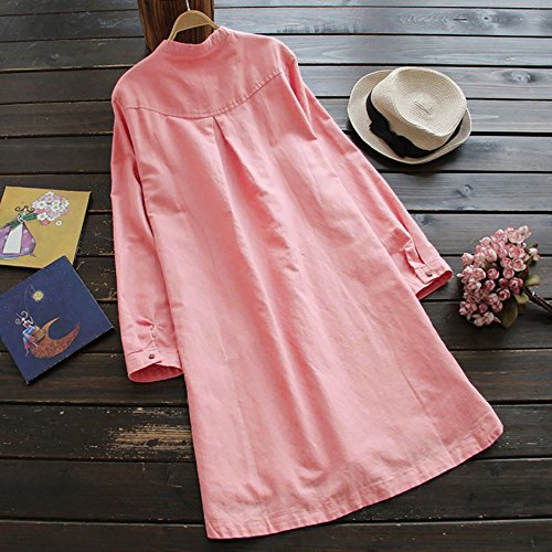 Striped Short Sleeve T-Shirt Dress with Pockets Y4661