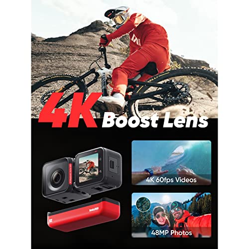 Waterproof 4K 60fps Action Camera with Interchangeable Lenses O17328