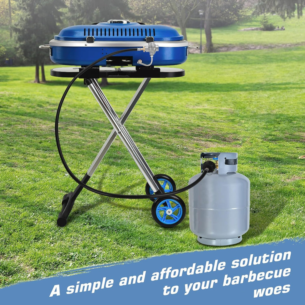 Propane Grill Regulator with 5-Foot Adapter Hose F2856