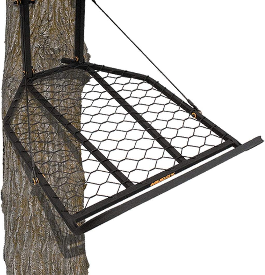 Hang-on Outdoor Hunting Tree Stand with Wide Platform and Fixed Footrest W5052