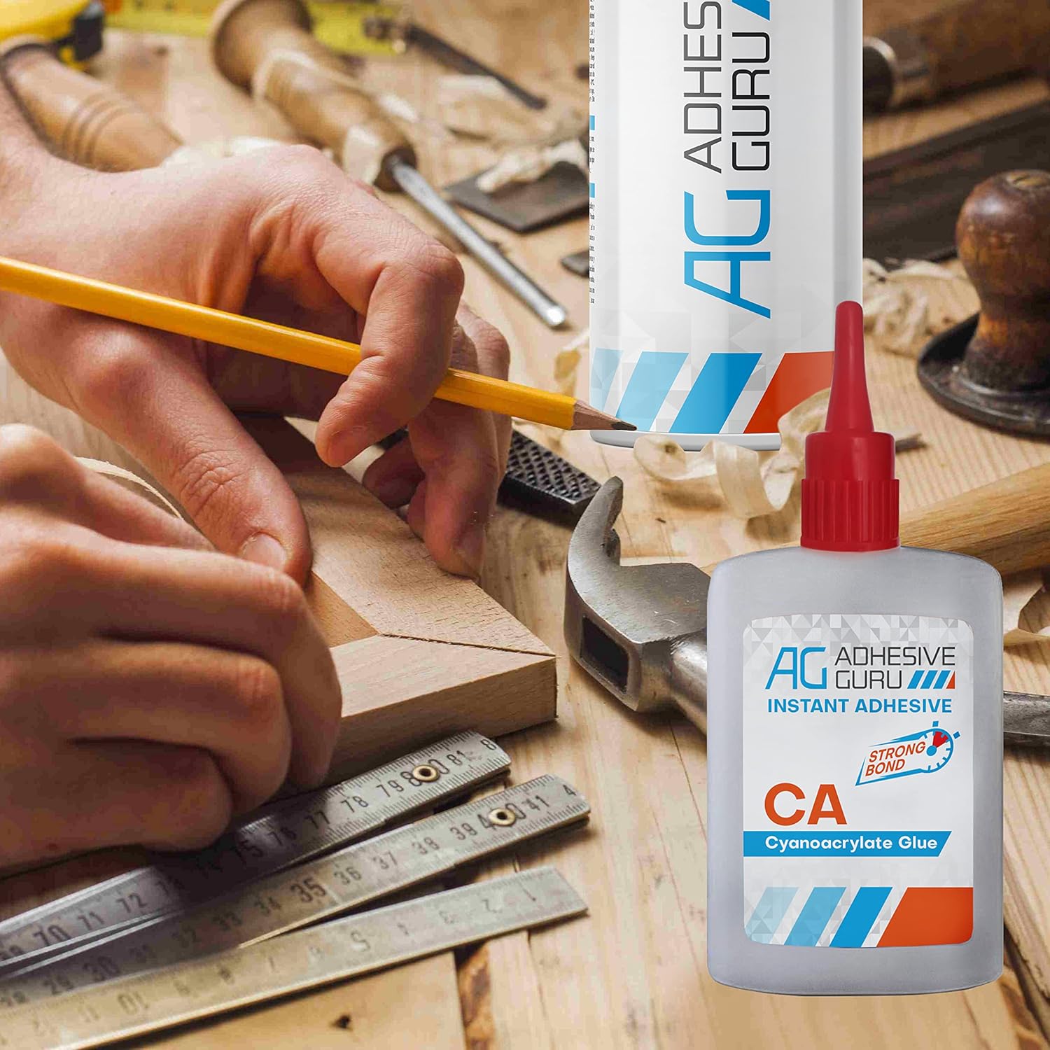Cyanoacrylate Woodworking Glue with Activator J6733