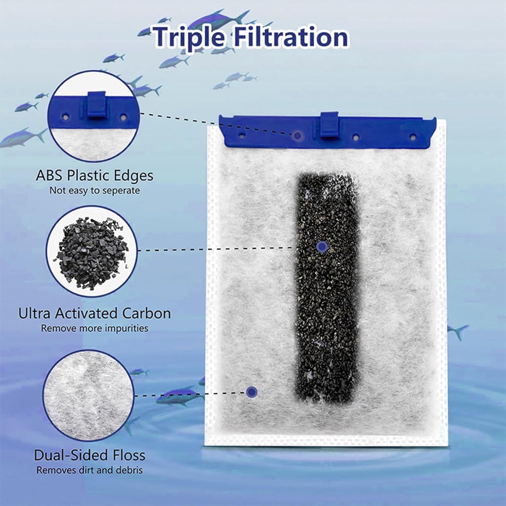 20-Pack Large Replacement Filter Cartridges for Whisper Bio-Bag Filters C722221