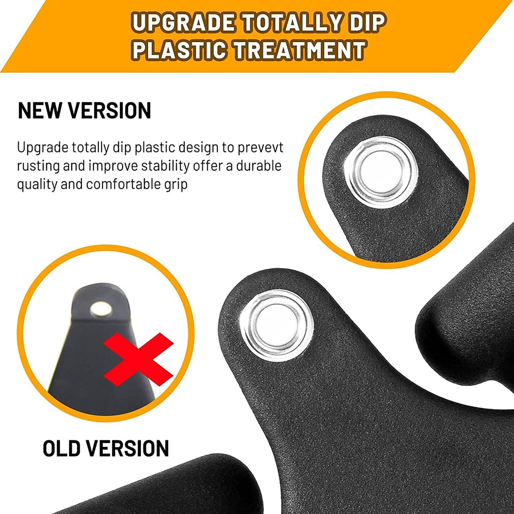 Double D Handle Cable Attachments for Tricep Pull Down and Row J683