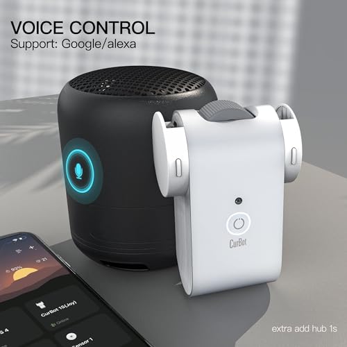 Smart Curtain Rod Opener, Automatic Electric Curtain Switch, Wireless App Control V977348