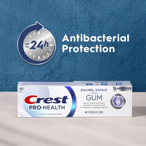 Enamel Repair and Gum Toothpaste, Anticavity Antibacterial Fluoride, 4.8 oz O732415