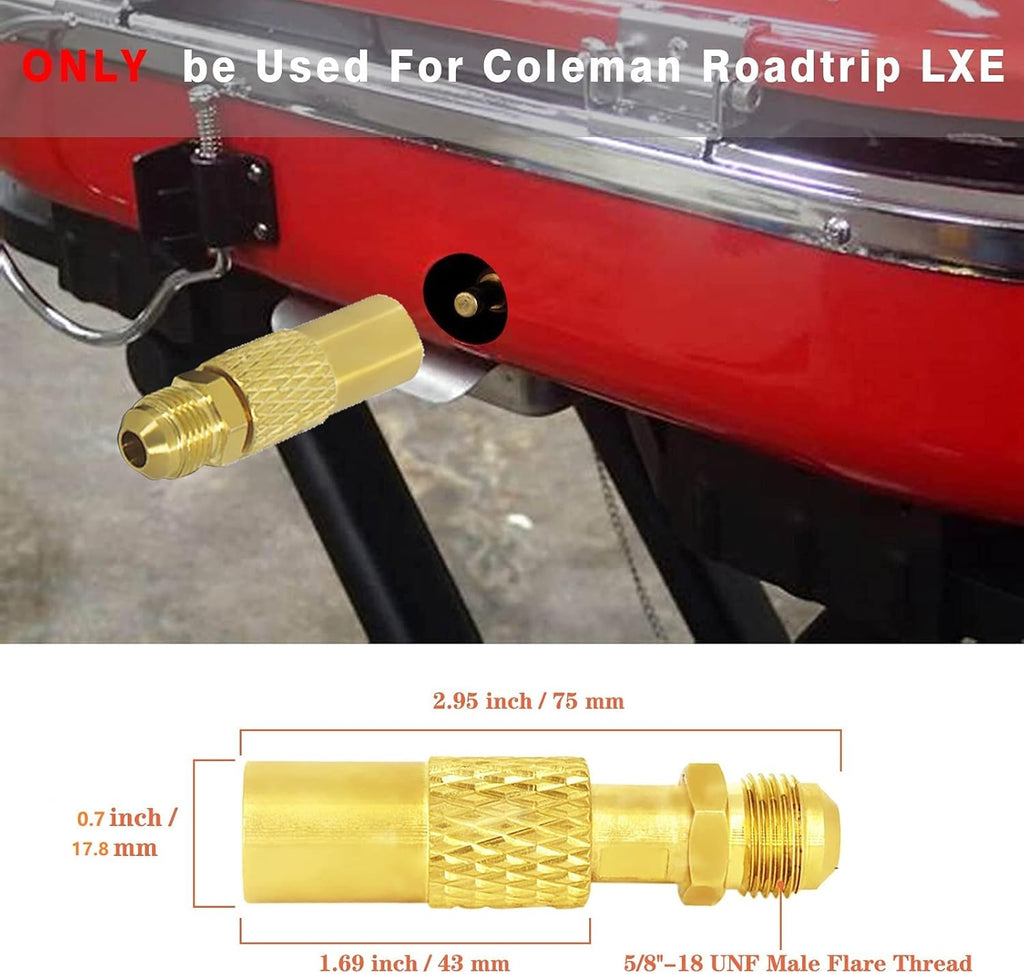 Universal Grill Regulator Hose with Threaded Regulator for Roadtrip Grills A1829