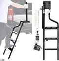 42" Foldable Pickup Truck Tailgate Ladder with Grab Handle, Heavy Duty Universal Folding Tailgate Step Ladder with Handrail for Pickup Truck (F150, RAM 1500 etc.) Accessories