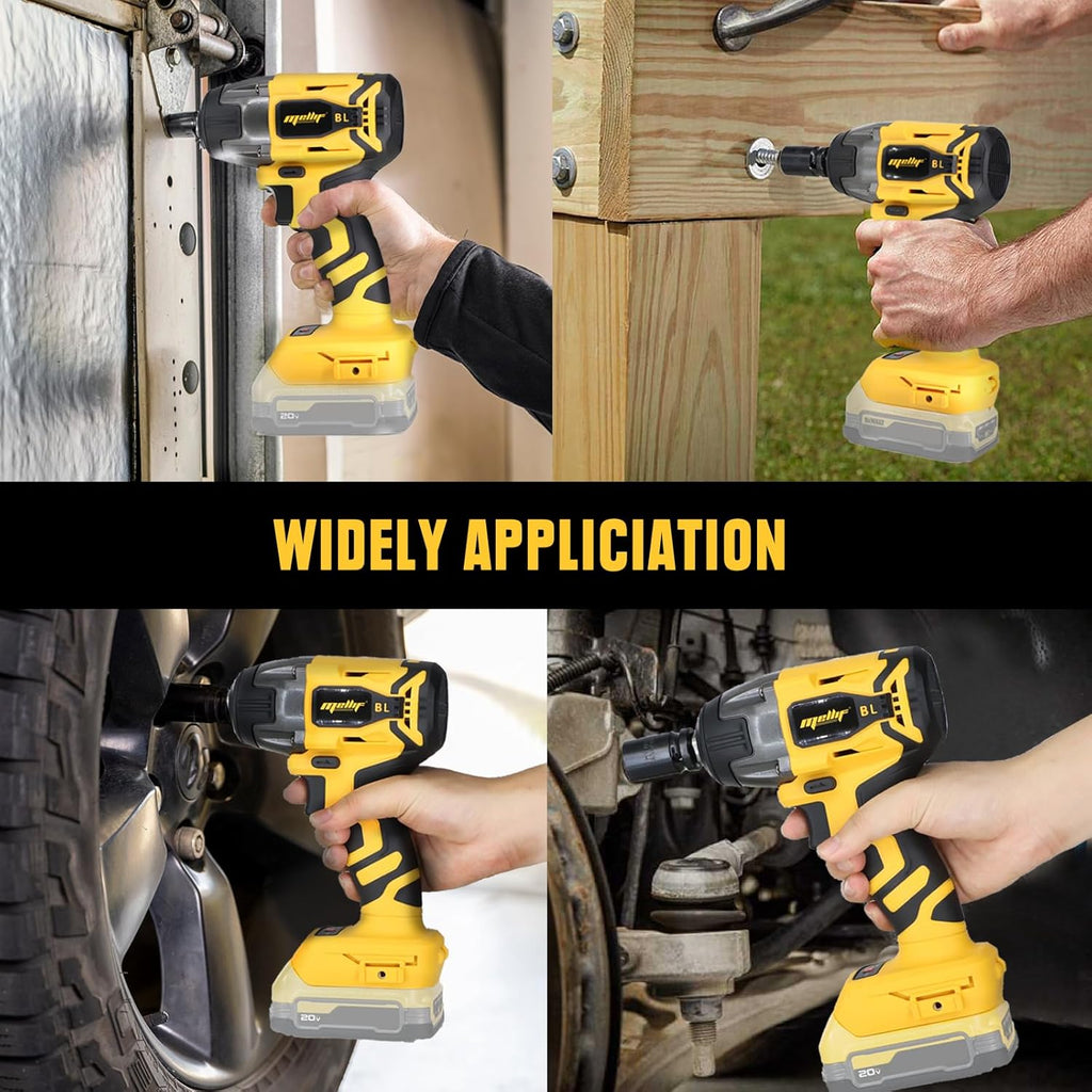 Cordless Brushless 1/2 Impact Wrench for Car Tires A398732