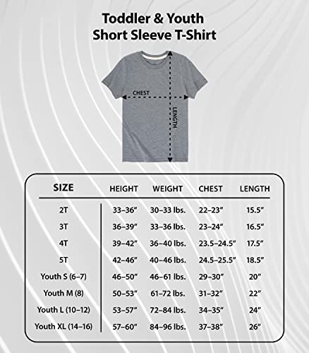 Snoopy Hearts The Beach Toddler & Youth Short Sleeve Graphic T-Shirt F664