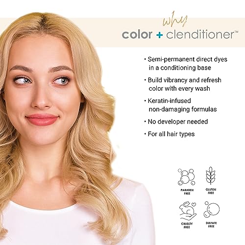 Semi Permanent Hair Color Depositing Conditioner, 12 Fl Oz F936