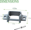 RV Awning mounting Brackets Replacement for Dometic OEM 3310811.009M Parts, Also Replace Model 4453000044, 3108708, RHA620