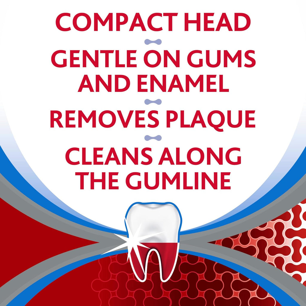 Soft Toothbrush for Healthy Gums and Strong Teeth, 4 Count K861968