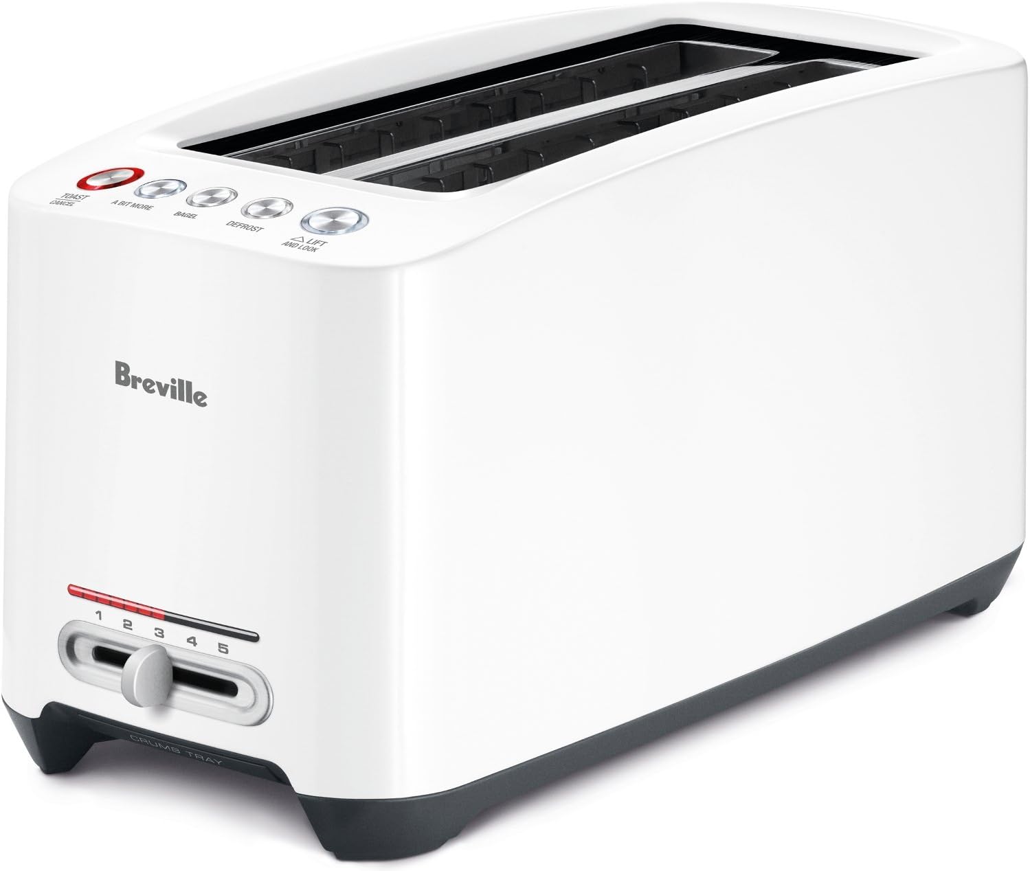 Breville White Lift and Look Touch Toaster