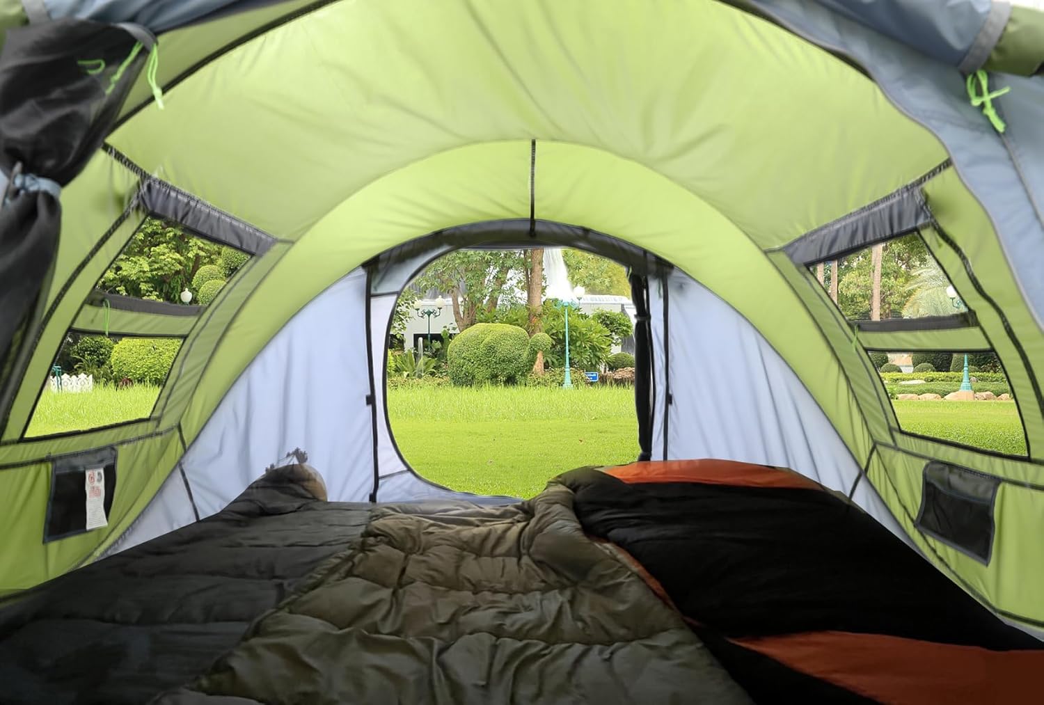 Pop Up Tent for Camping 2-4 Person Waterproof Instant Setup Z72549