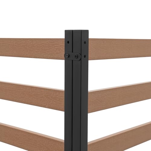 Outdoor AC Unit Privacy Fence 2 Panels 39"W x 51"H Brown R91436