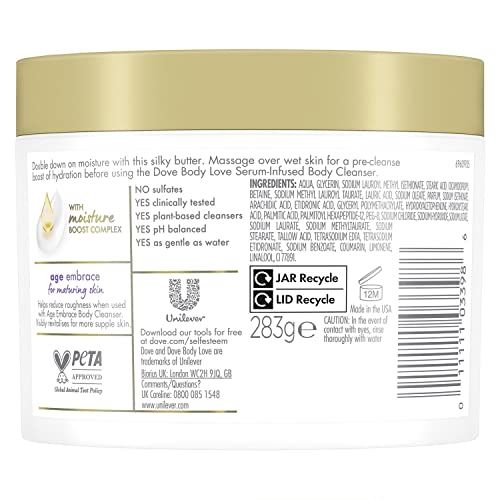 Body Cleansing Butter for Maturing Skin with Glycerin and Peptides, 10 oz X5274