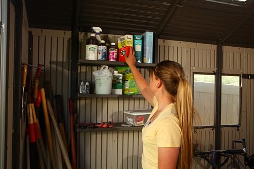 Outdoor Storage Shed with Windows, 11 by 11 Feet O6786