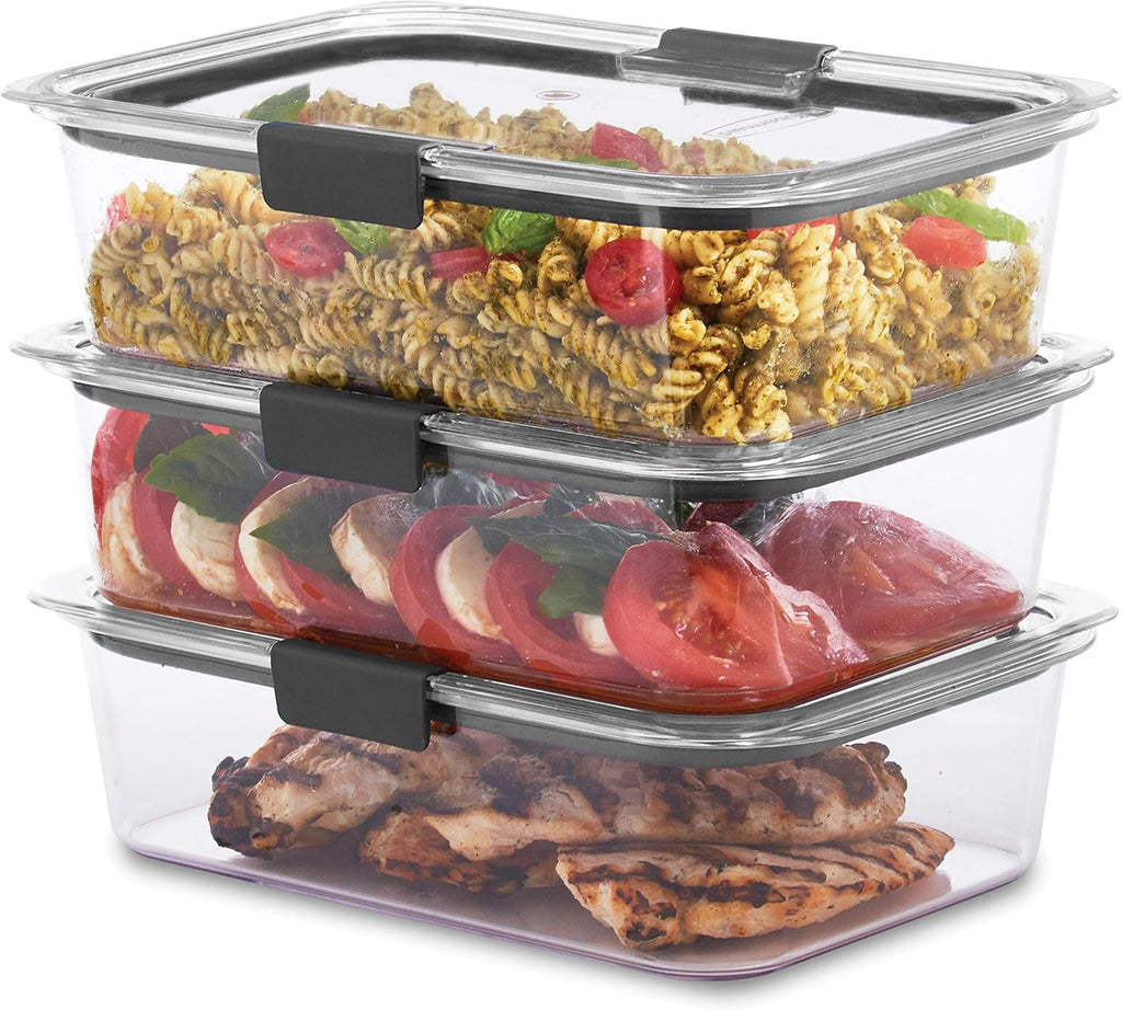 Food Storage Container, Large, 9.6 Cup, 3 Pack B100252