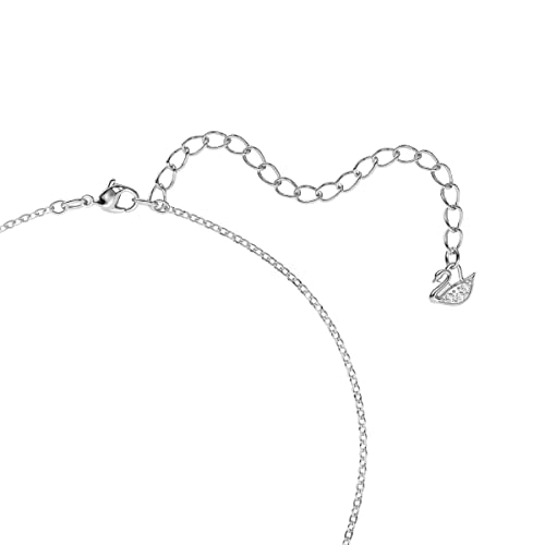 Crystal Swan Necklace and Earrings Set V673575
