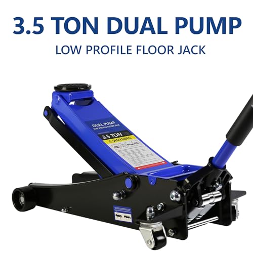 3 Ton Hydraulic Floor Jack, Low Profile, 6000 lbs Capacity A733042