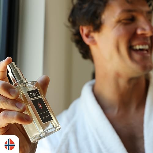 Eau de Parfum Spray for Men - Long Lasting Fresh Cool Scent - 3.4 oz D548600