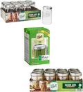 Ball Glass Mason Jars with Lids and Bands, Quart Size 32 Ounce 12 Wide Mouth + 12 Wide Mouth + Lids/Bands