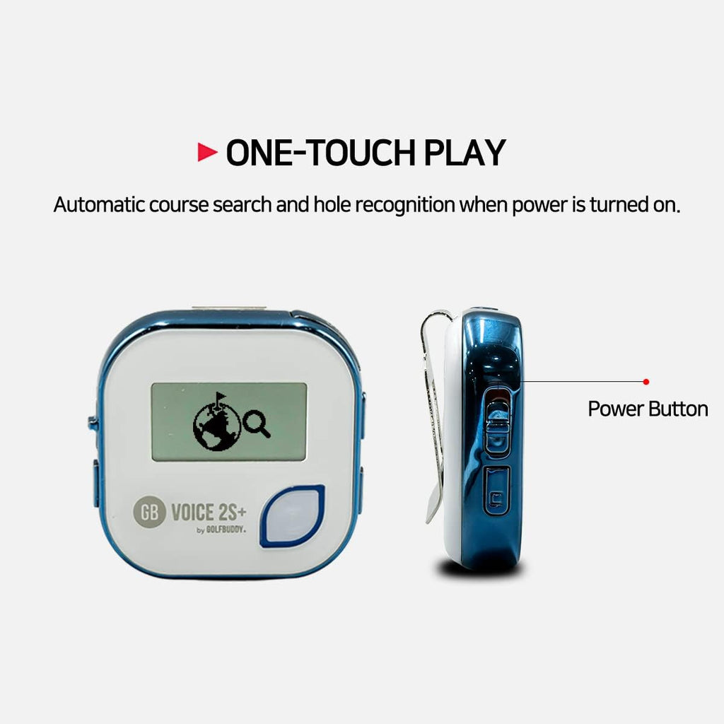 Talking GPS Golf Rangefinder with Slope Mode, 18-Hour Battery, 40,000 Preloaded Courses W945