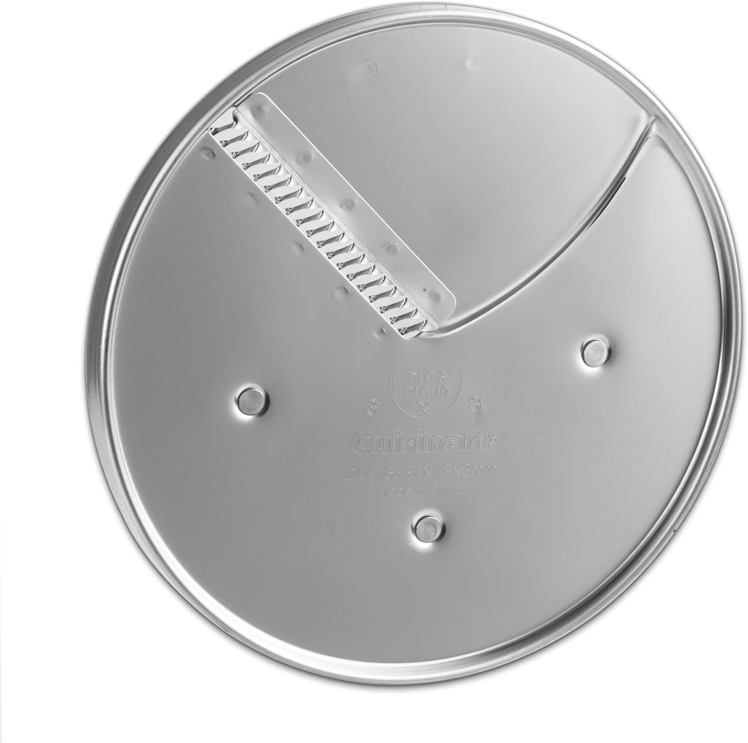 Cuisinart DLC-833TX-1 Replacement 3x3mm Medium Square Julienne Disc Blade Fits Models DFP-11, DFP-7, DLC-10, DLC-2007, DLC-2011, & DLC-8 Only OEM