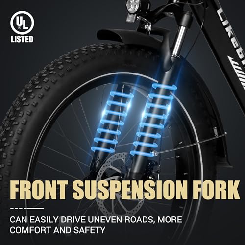 Electric Mountain Bike 26" Fat Tire for Adults, 720W, 48V 13Ah, Step Thru, 7-Speed Z880