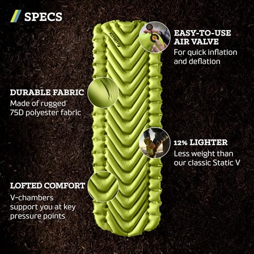 Inflatable Sleeping Pad for Camping, Backpacking & Hiking V90353