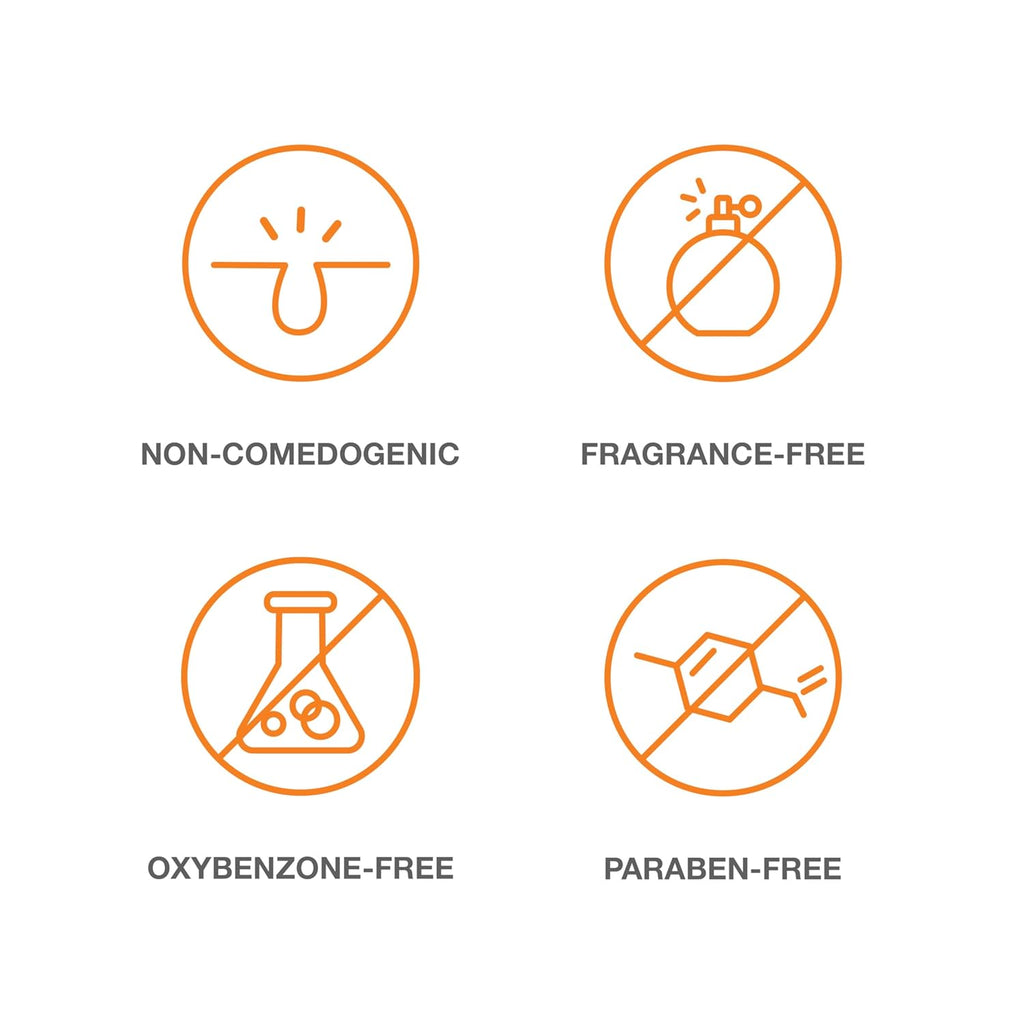 Face Serum Sunscreen SPF 60, Non-Comedogenic, Lightweight UVA/UVB Protection B42012