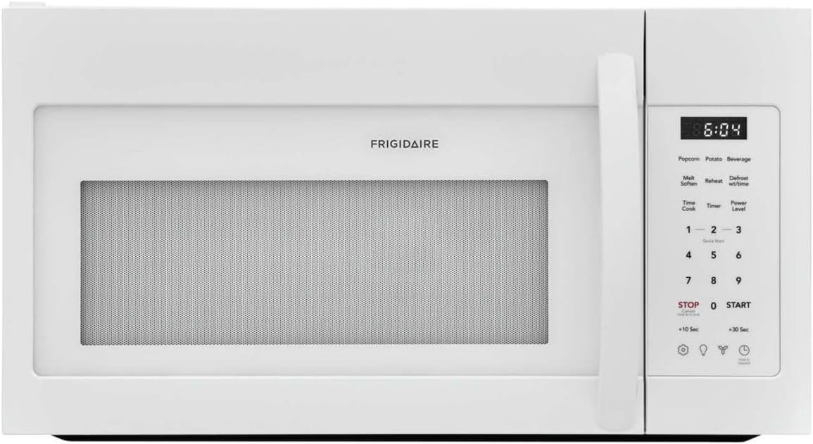 Frigidaire FMOS1846B 30 Inch Wide 1.8 Cu. Ft. 1500 Watt Over the Range Microwave LED Lighting - White