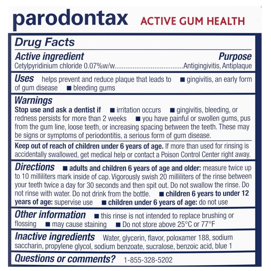 Mint Antiplaque and Antigingivitis Mouthwash, 3x16.9 Fl Oz F35128