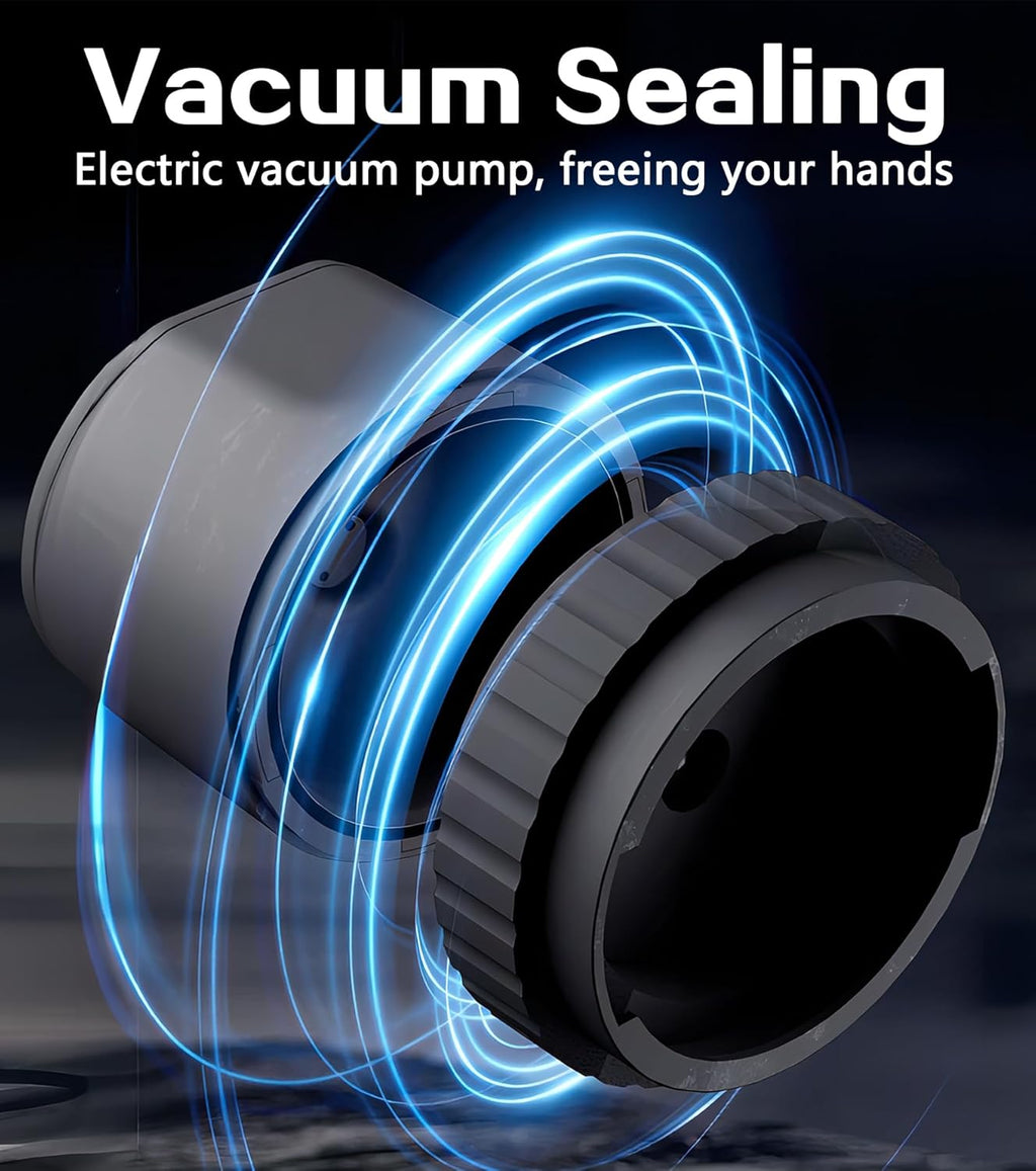 Electric Mason Jar Vacuum Sealer for Canning Jars with Regular Lids C45033