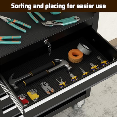 Rolling Tool Chest with Wheels and Locking Drawers Y667