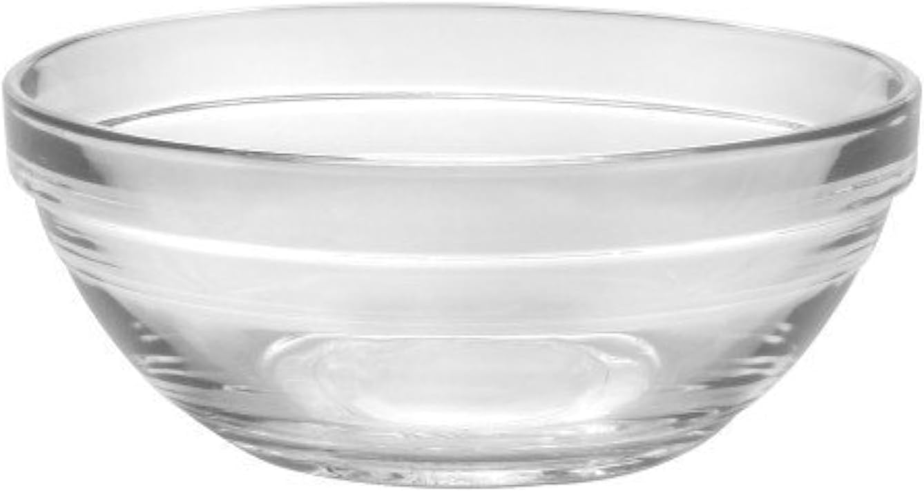 Duralex - Lys Stackable Clear Bowl 14 cm (5 1/2 in) Set Of 6
