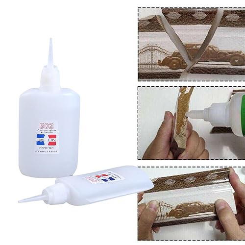 Super Glue, Quick-Drying Cyanoacrylate Adhesive for Leather, Rubber, Metal P917570