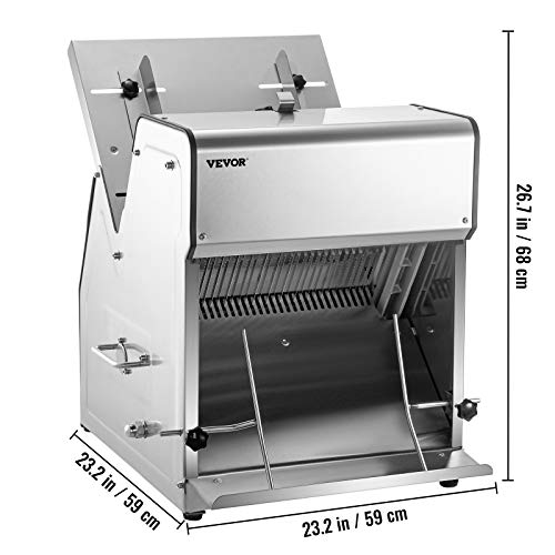 Commercial Conveyor Toaster, 2200W Stainless Steel Double Heating Tubes R872