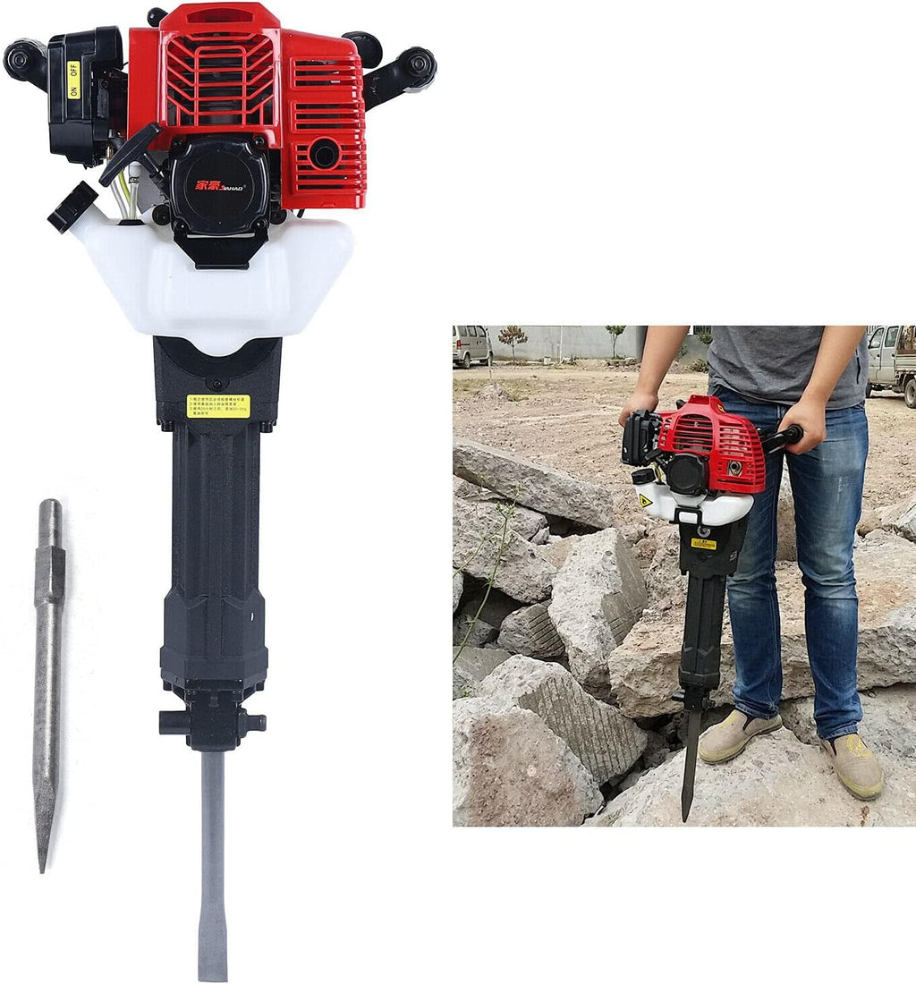 Gas Demolition Jack Hammer with 2 Chisels T836