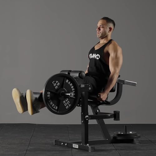 Leg Extension and Curl Machine, Adjustable Leg Exercise Bench for Home Gym N782