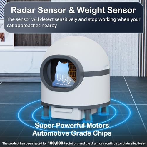 Self-Cleaning Automatic Cat Litter Box with Odor Removal R164