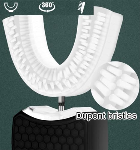U Shaped Automatic Toothbrush for Adults, 360° Whole Mouth, Wireless Charging, IPX7 Waterproof E149