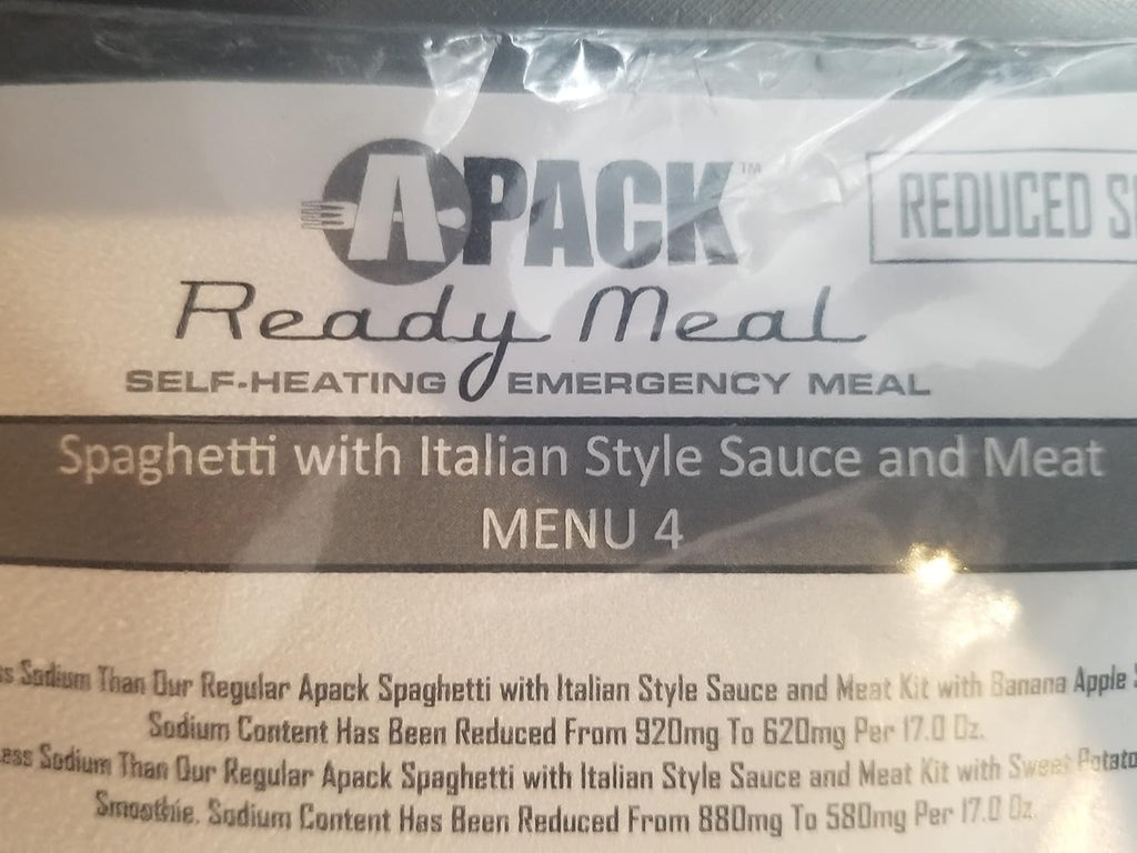 Self-Heating MRE Full Meal 4 Cases of 12 Entrees Z468