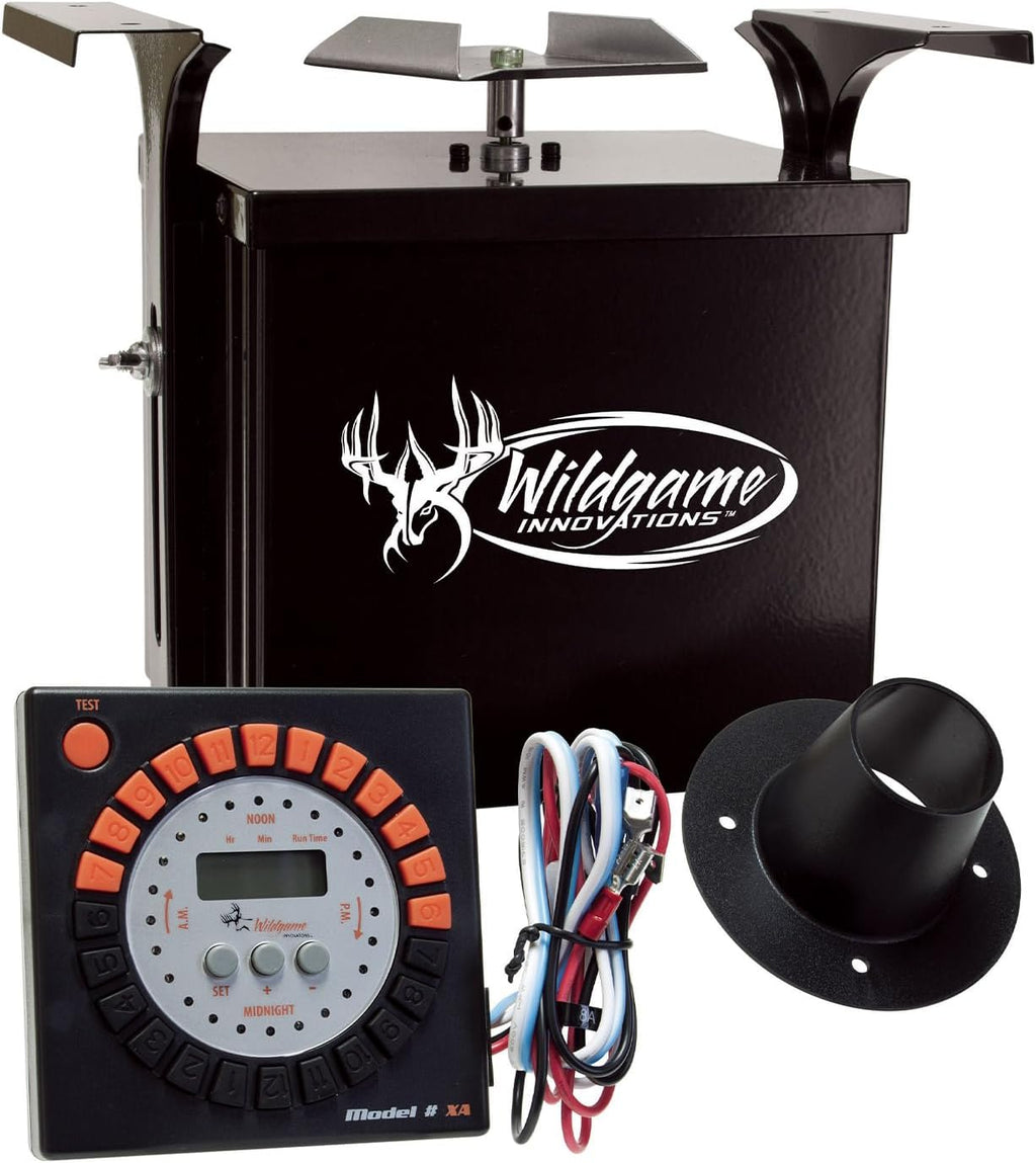 WILDGAME INNOVATIONS Trophy Hunter 6V Analog Feeder Kit | Durable Easy-to-Use Power Control Unit and Analog Timer for Hunting Game Feeder