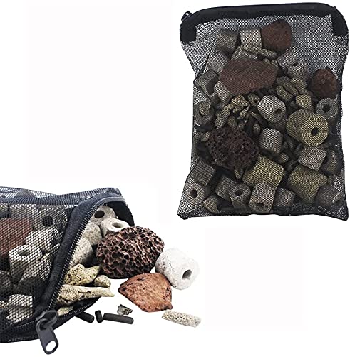 8" x 6" Fine Filter Media Mesh Bags for Aquarium Fish Tank Pond D267491