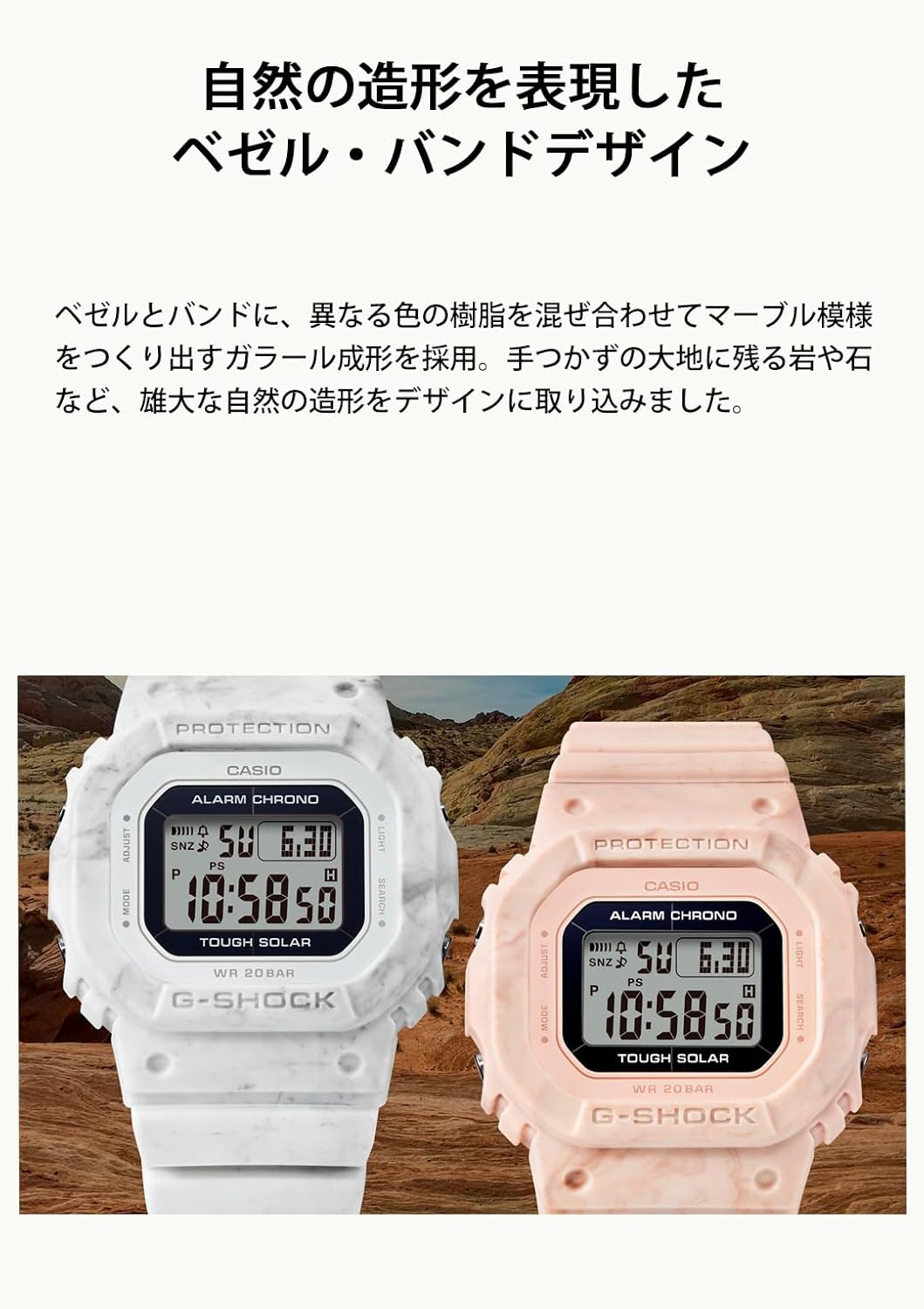 Pink Solar Wristwatch E7992