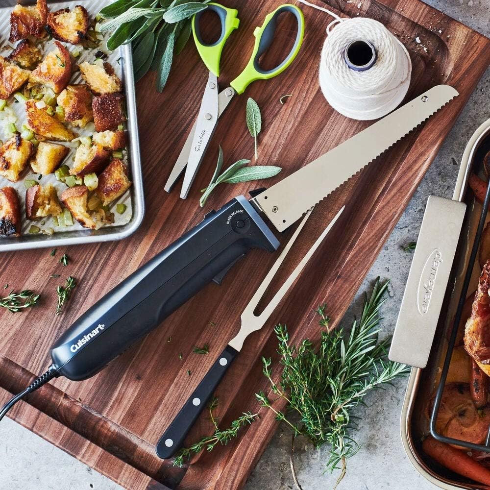 Electric Knife with Cutting Board, Stainless Steel P46180
